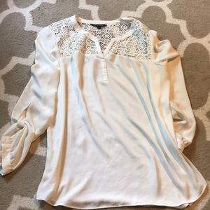 Cream blouse